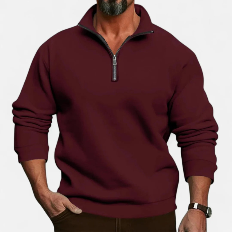 Salvoir | Men’s Brushed Casual Sweater