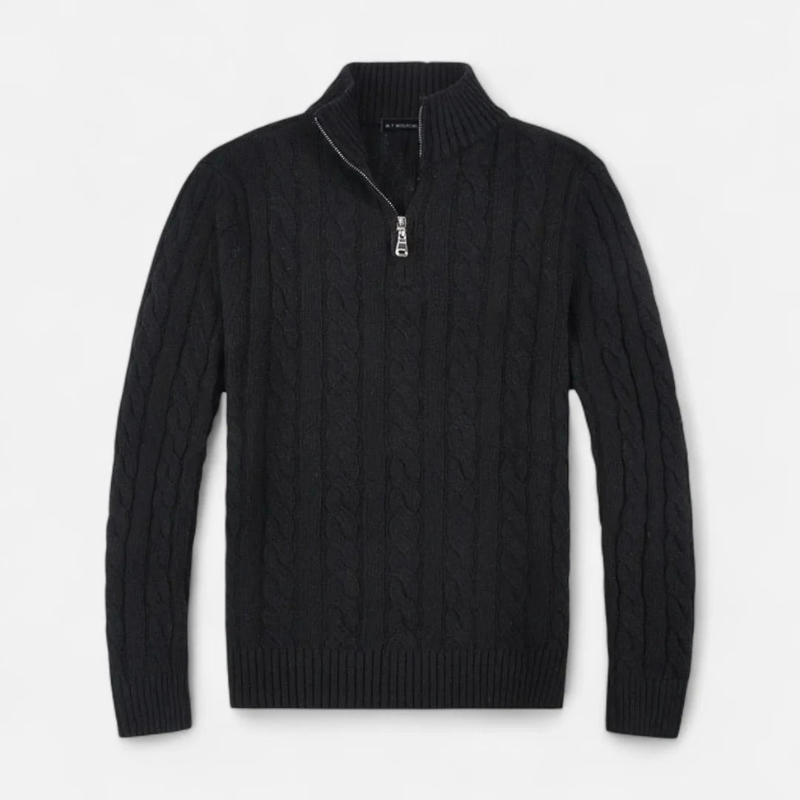 Salvoir | Men’s Half-Zip Sweater – Chic, Timeless Casual Style