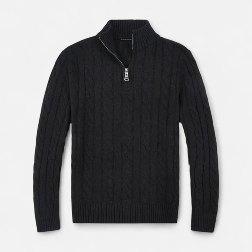 Salvoir | Men’s Half-Zip Sweater – Chic, Timeless Casual Style