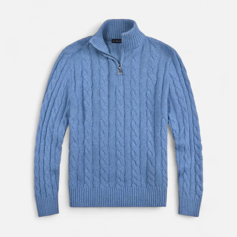 Salvoir | Men’s Half-Zip Sweater – Chic, Timeless Casual Style