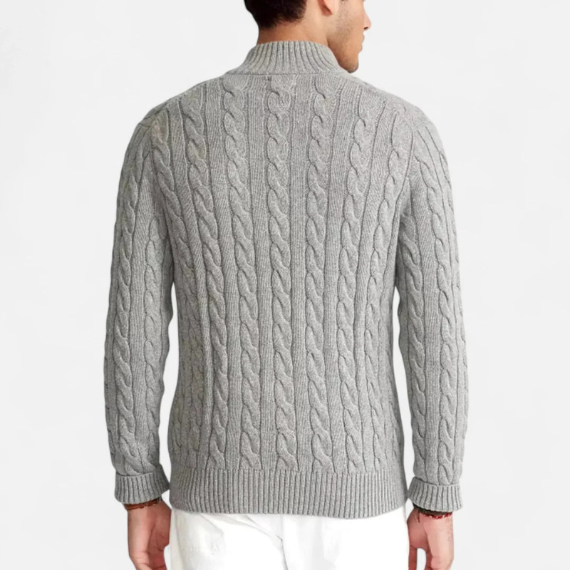 Salvoir | Men’s Half-Zip Sweater – Chic, Timeless Casual Style