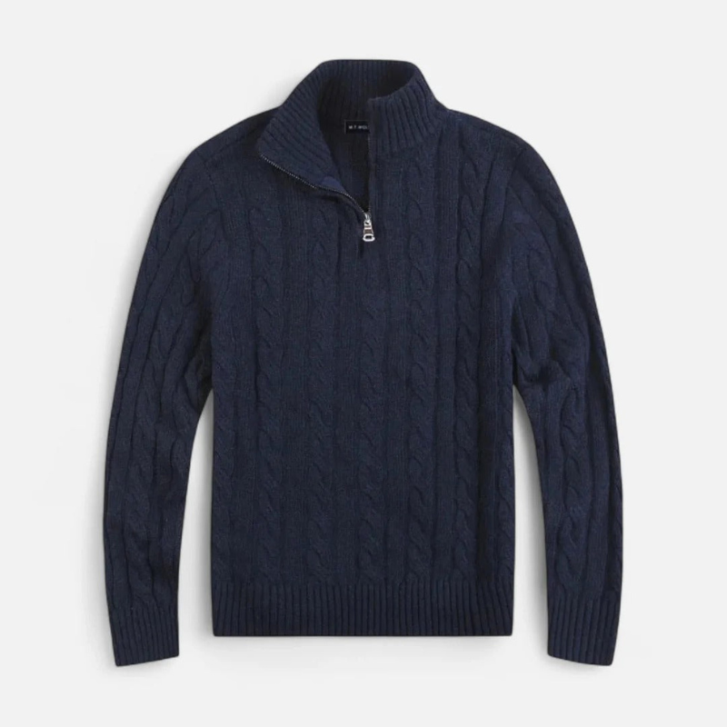 Salvoir | Men’s Half-Zip Sweater – Chic, Timeless Casual Style