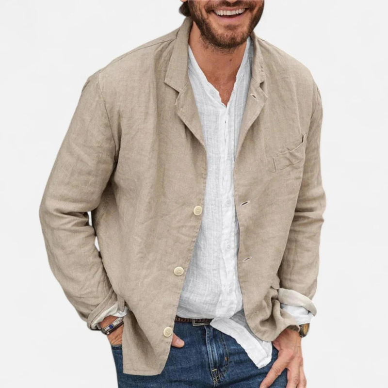 Salvoir | Men’s Linen Blazer – Lightweight, Modern Elegance