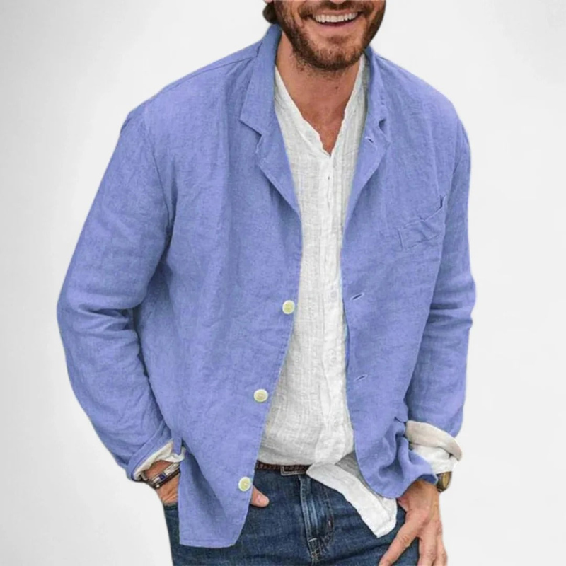 Salvoir | Men’s Linen Blazer – Lightweight, Modern Elegance