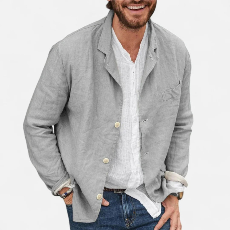 Salvoir | Men’s Linen Blazer – Lightweight, Modern Elegance