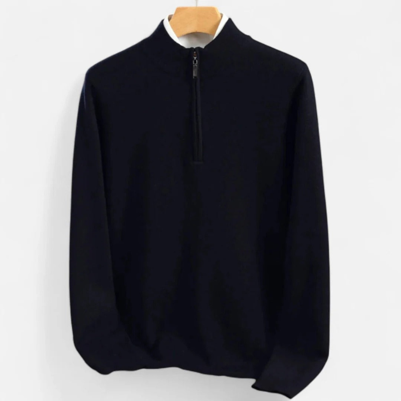 Salvoir | Men’s Wool Half-Turtleneck Sweater