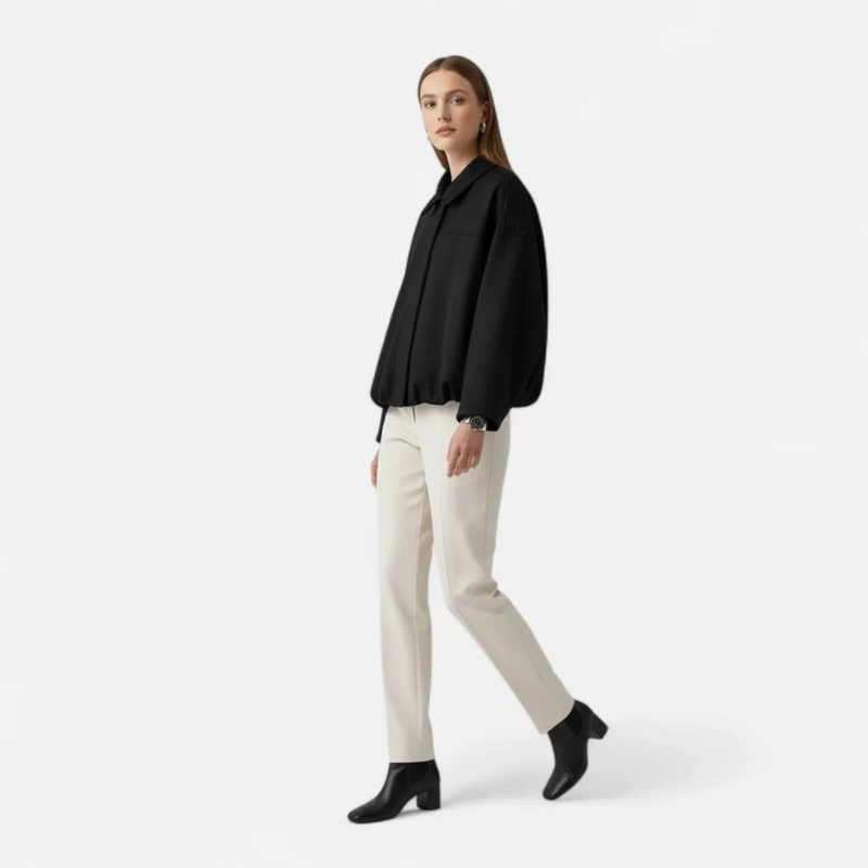 Salvoir | Women’s Draped Silhouette Jacket