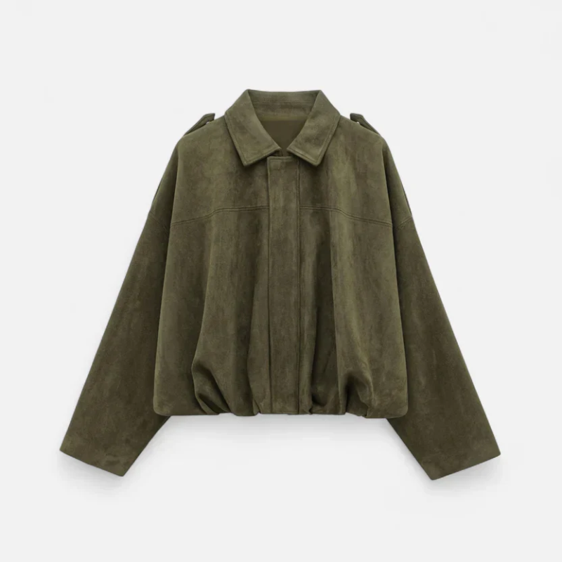 Salvoir | Women’s Vintage Suede Zip Jacket