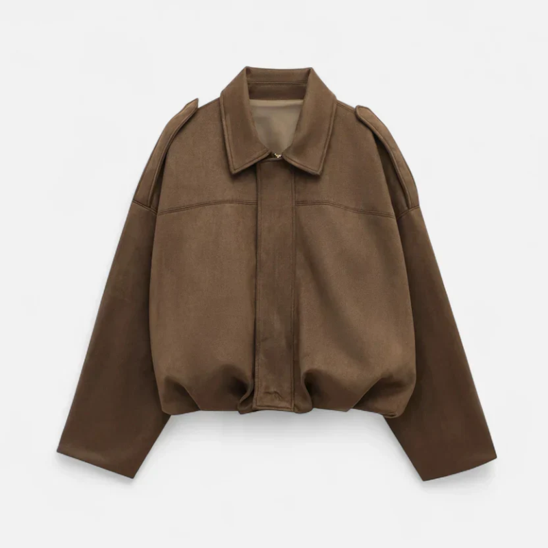 Salvoir | Women’s Vintage Suede Zip Jacket